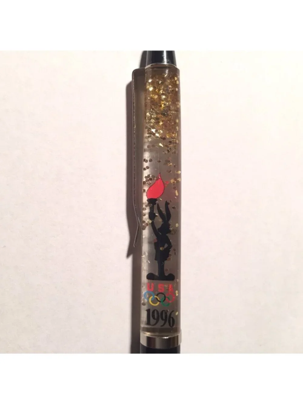 Warner Bros Looney Tunes Bugs Bunny Floaty Pen Atlanta Olympics USA 1996 Torch